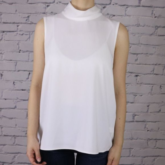 NWT Hudson's Bay En Thread sleeveless blouse r3 - Picture 1 of 5